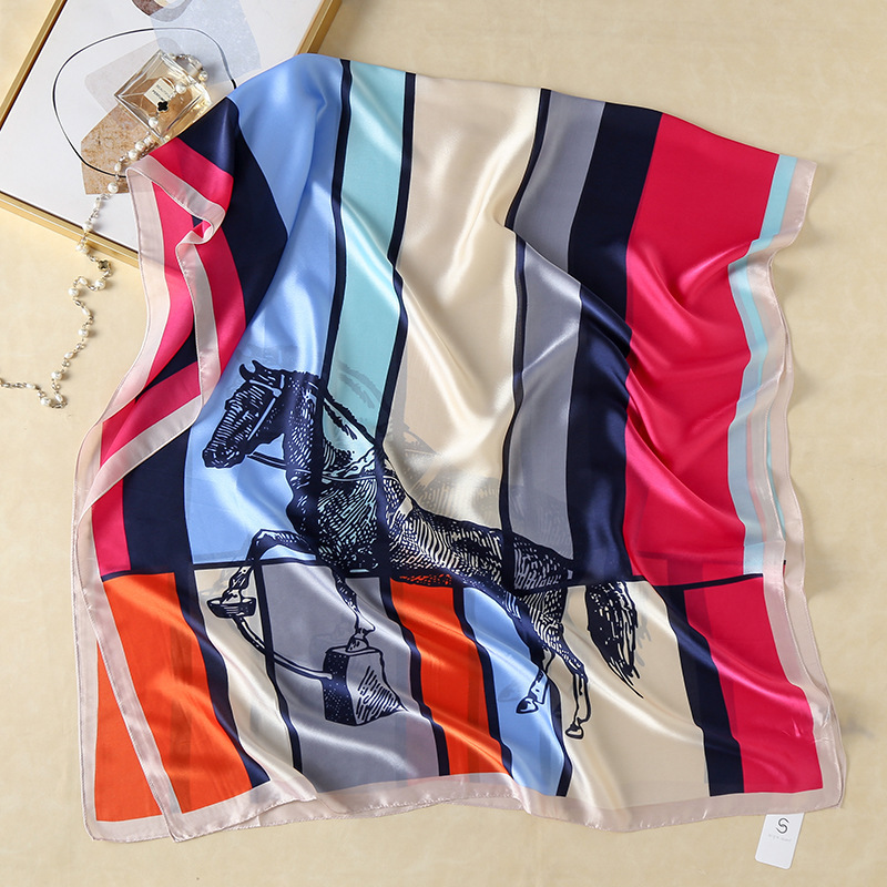 Large Silk Scarf Women's Summer Gift Beach Towel Sunscreen Scarf New Silk Satin Emulation Silk Scarf Sunshade Shawl Scarf Large Silk Scarf Women's Summer Gift Beach Towel Sunscreen Scarf New Silk Satin Emulation Silk Scarf Sunshade Shawl Scarf