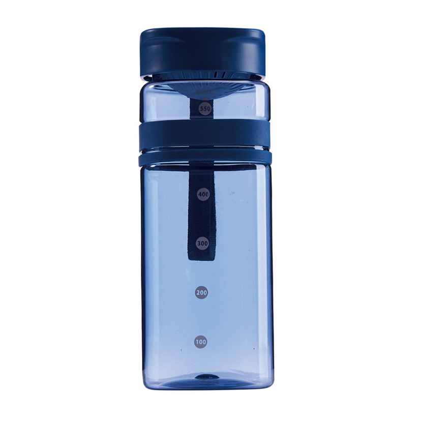 Portable Portable Cup with Lid Student Men's and Women's Sports Cup Tea Brewing Cup Plastic All-Match Casual HTT
