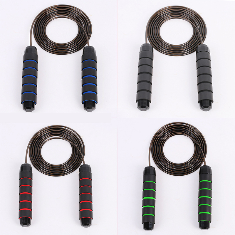 Factory Weight-Bearing Steel Wire Jump Rope Wholesale Fitness Rope Skipping Rope for Senior High School Entrance Examination Delivery Supported Cordless Contact Customer Service