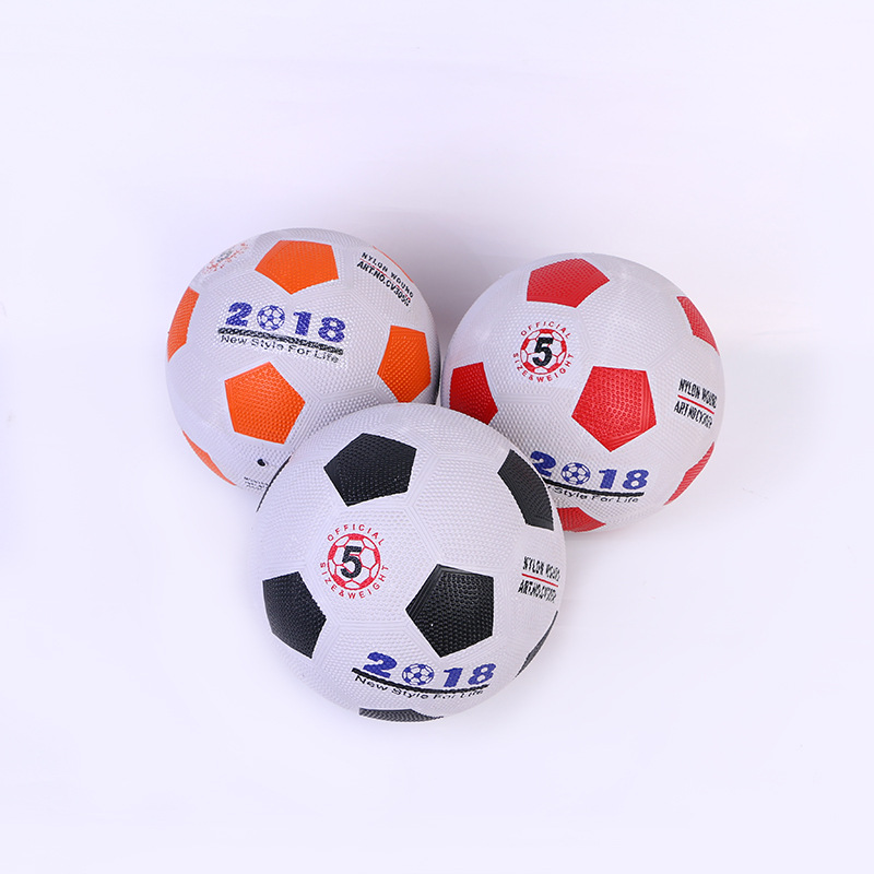 Children&#039;s inflatable toy ball no. 5 particle football PVC material manufacturers direct sales