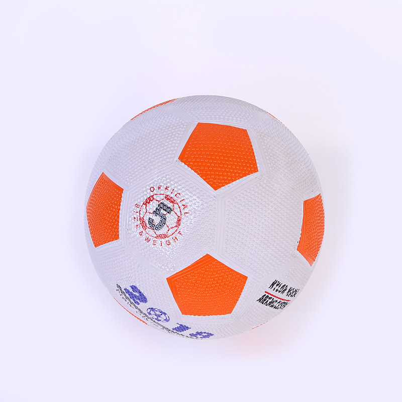 Children&#039;s inflatable toy ball no. 5 particle football PVC material manufacturers direct sales