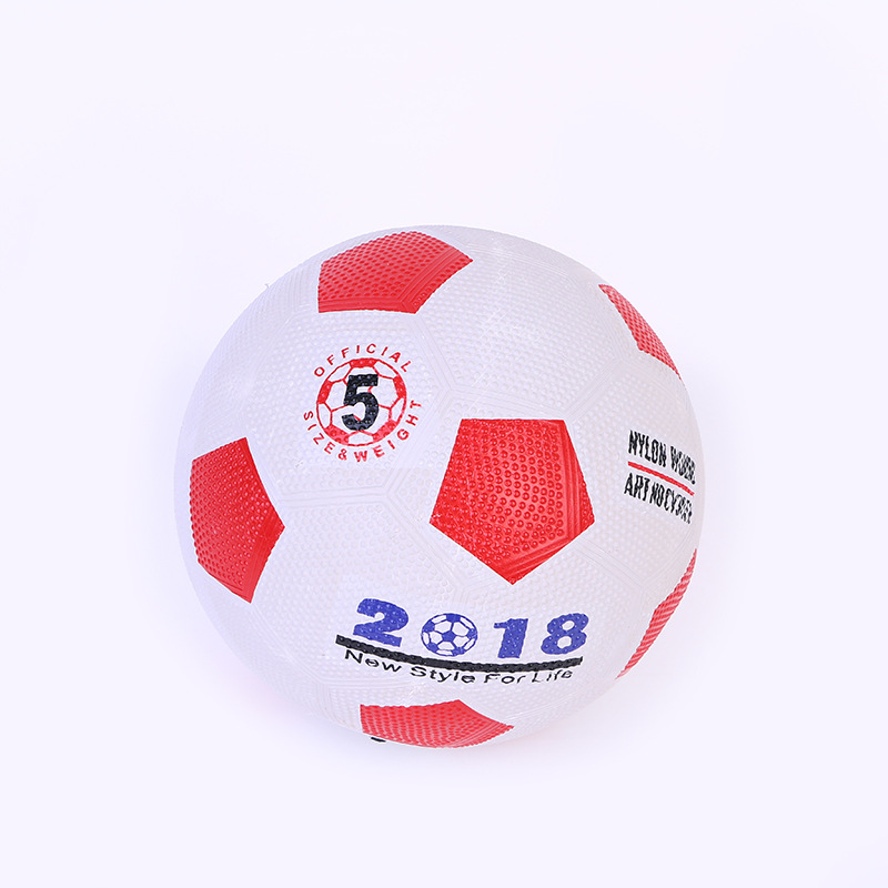 Children&#039;s inflatable toy ball no. 5 particle football PVC material manufacturers direct sales