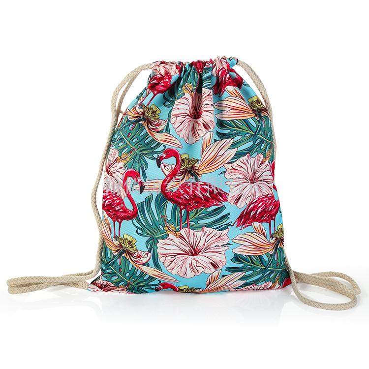 Portable outdoor beach towel travel flamingo beach bag Portable outdoor beach towel travel flamingo beach bag