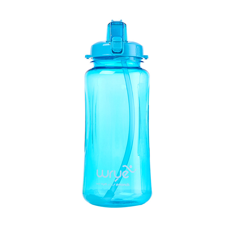 Summer Sports Cup Outdoor Bounce Sports Bottle Large Capacity Cup with Rope Handle Portable with Straw Pc Plastic Cup