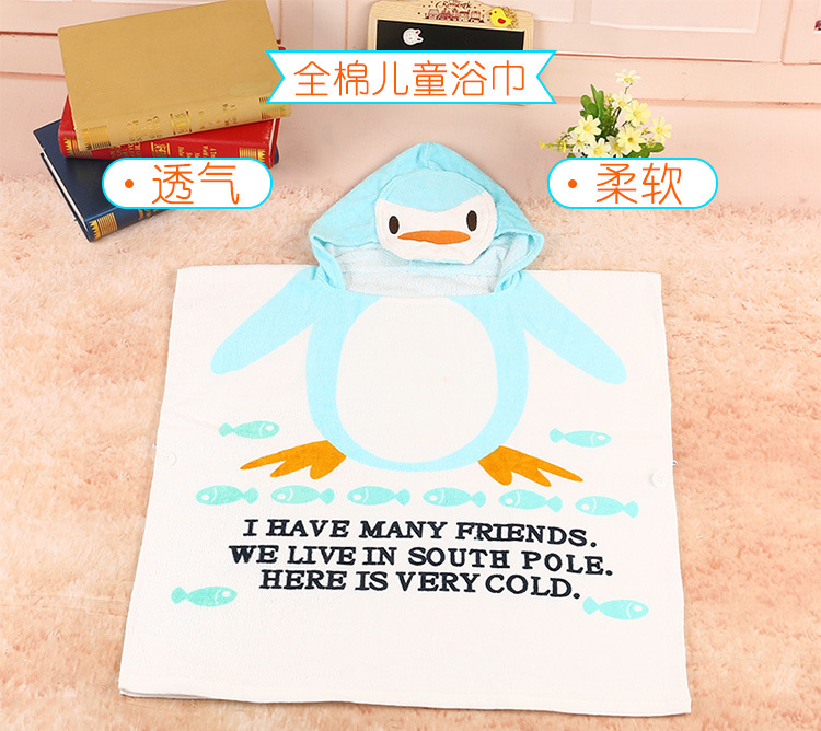Customized Cartoon Cotton Child Baby Bath Towel Cape Printed Hooded Wearable Bathrobe Beach Towel Bath Quilt Customized Cartoon Cotton Child Baby Bath Towel Cape Printed Hooded Wearable Bathrobe Beach Towel Bath Quilt