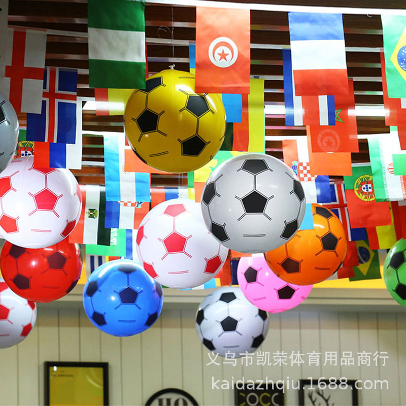 Inflatable football children inflatable toy ball wholesale 2018 World Cup inflatable beach ball PVC bar decoration inflatable toy ball wholesale Inflatable football children inflatable toy ball wholesale 2018 World Cup inflatable beach ball PVC bar decoration inflatable toy ball wholesale