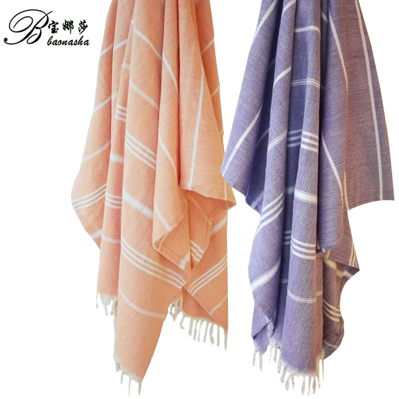 Cotton Turkey towel beach towel can be customized factory direct