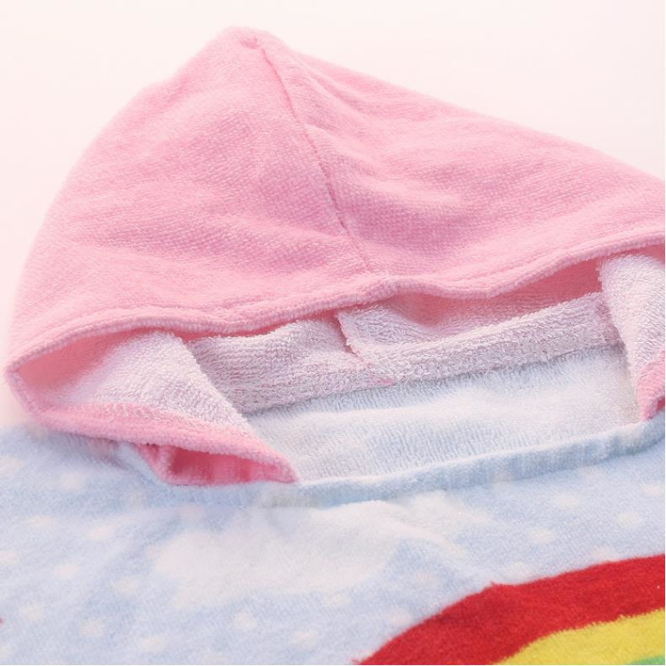 Korean Cartoon Piggy Children's Pullover Bathrobe Super Soft Absorbent Printed Cut Velvet Beach Towel Pure Cotton Towel Material Bath Towel Korean Cartoon Piggy Children's Pullover Bathrobe Super Soft Absorbent Printed Cut Velvet Beach Towel Pure Cotton Towel Material Bath Towel
