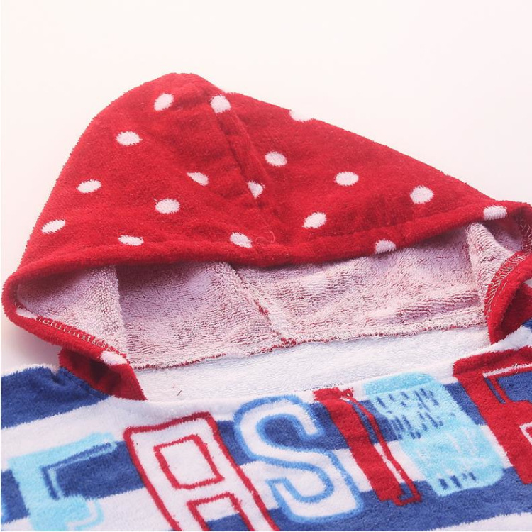 Korean Cartoon Piggy Children's Pullover Bathrobe Super Soft Absorbent Printed Cut Velvet Beach Towel Pure Cotton Towel Material Bath Towel Korean Cartoon Piggy Children's Pullover Bathrobe Super Soft Absorbent Printed Cut Velvet Beach Towel Pure Cotton Towel Material Bath Towel