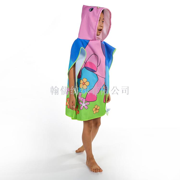 Manufacturers direct pirates beach towel traveling children&#039;s shawl absorbent cape
