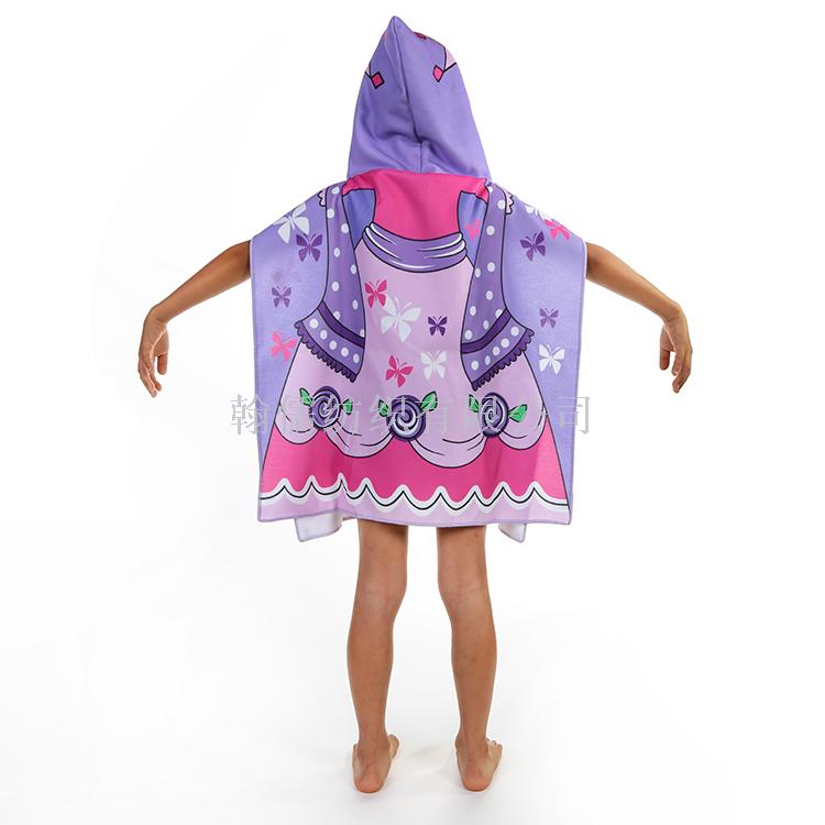 Manufacturers direct beach towel travel children's shawl absorbent cape Manufacturers direct beach towel travel children's shawl absorbent cape