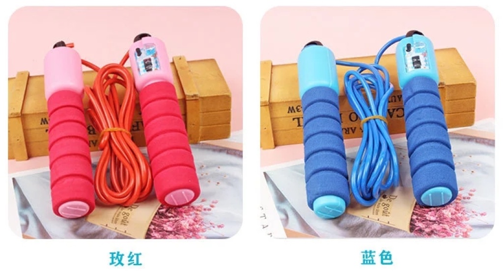 Sponge Skipping Rope with Counter Figure Skipping Rope Student Senior High School Entrance Examination Fitness Skipping Rope Fitness Skipping Rope Aerobic Exercise Hot Sale Sponge Skipping Rope with Counter Figure Skipping Rope Student Senior High School Entrance Examination Fitness Skipping Rope Fitness Skipping Rope Aerobic Exercise Hot Sale