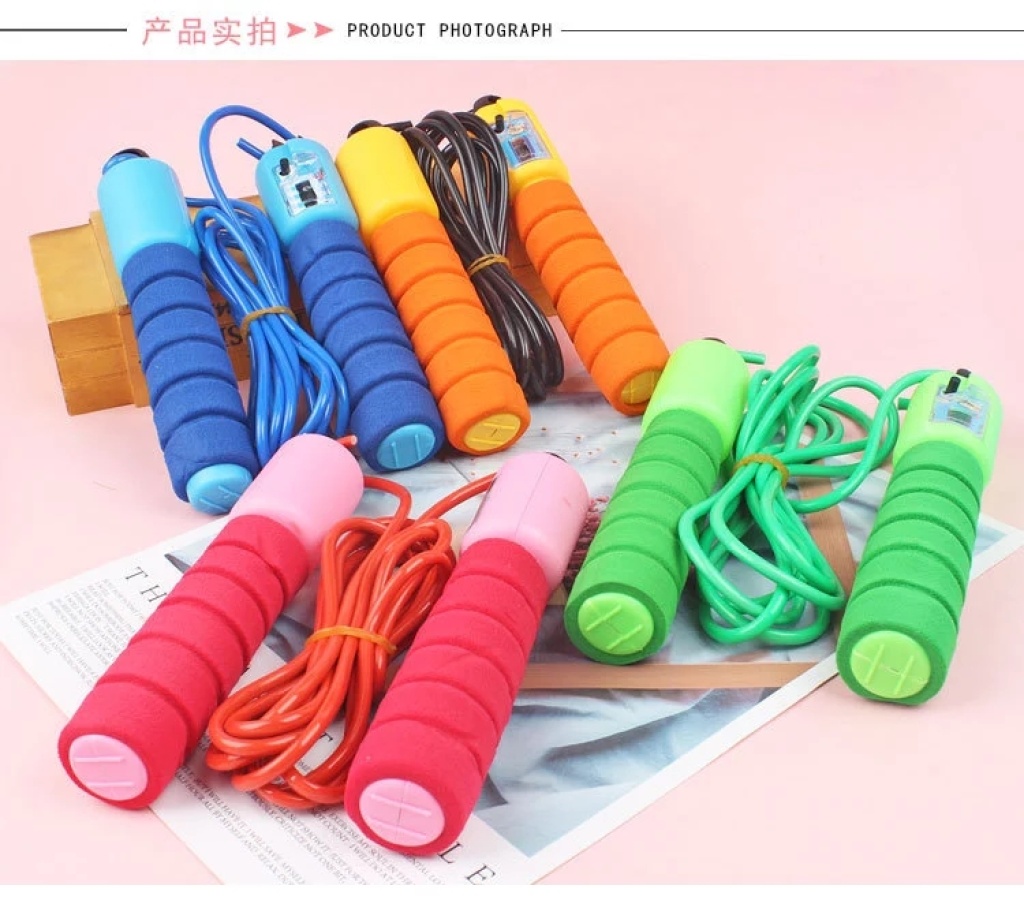 Sponge Skipping Rope with Counter Figure Skipping Rope Student Senior High School Entrance Examination Fitness Skipping Rope Fitness Skipping Rope Aerobic Exercise Hot Sale Sponge Skipping Rope with Counter Figure Skipping Rope Student Senior High School Entrance Examination Fitness Skipping Rope Fitness Skipping Rope Aerobic Exercise Hot Sale