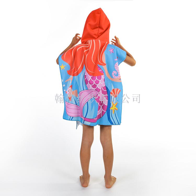 Manufacturers direct beach towel travel children's shawl absorbent cape Manufacturers direct beach towel travel children's shawl absorbent cape
