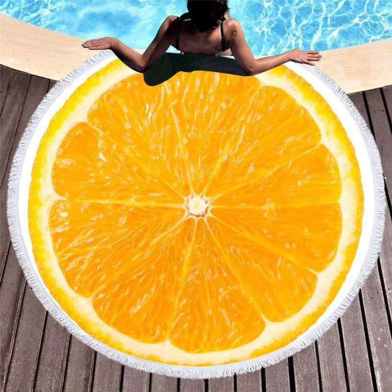 Ultrafine fiber terry towel round beach towel round beach mat 230gsm in stock Ultrafine fiber terry towel round beach towel round beach mat 230gsm in stock