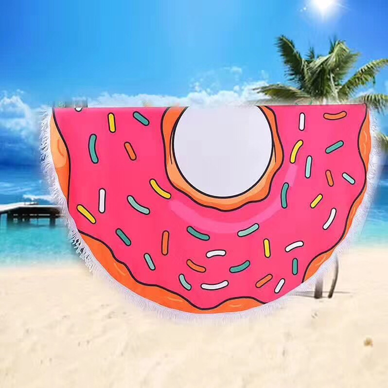 Ultrafine fiber terry towel round beach towel round beach mat 230gsm in stock Ultrafine fiber terry towel round beach towel round beach mat 230gsm in stock