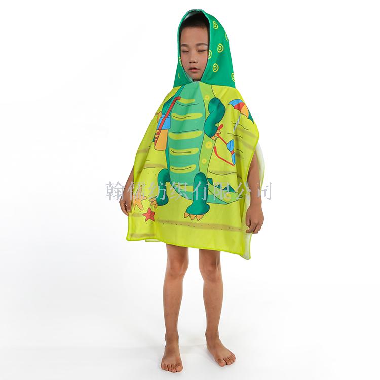 Portable outdoor beach towel for children's cape. Portable outdoor beach towel for children's cape.