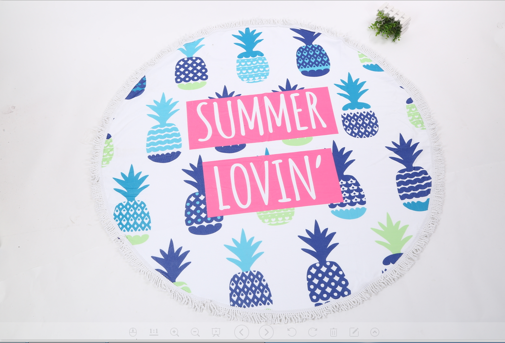 Summer style pineapple cool beach towel tassel round beach towel. Summer style pineapple cool beach towel tassel round beach towel.