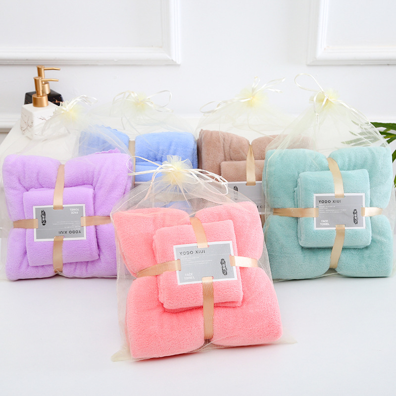 Factory Wholesale Coral Fleece Towels Son and Mother Covers Beach Towel Soft Absorbent Lint-Free Gift Customization Factory Wholesale Coral Fleece Towels Son and Mother Covers Beach Towel Soft Absorbent Lint-Free Gift Customization