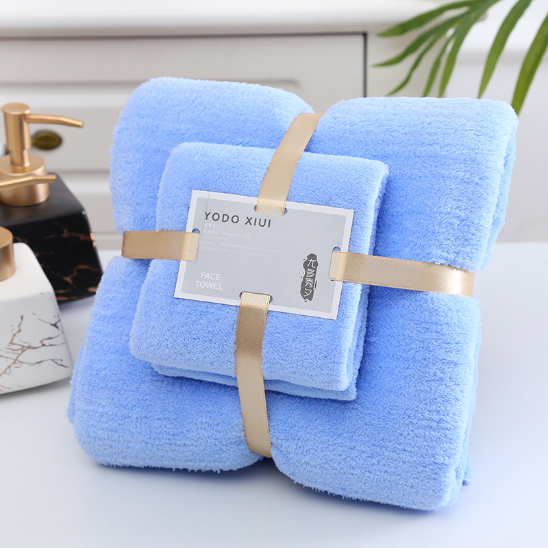 Factory Wholesale Coral Fleece Towels Son and Mother Covers Beach Towel Soft Absorbent Lint-Free Gift Customization Factory Wholesale Coral Fleece Towels Son and Mother Covers Beach Towel Soft Absorbent Lint-Free Gift Customization
