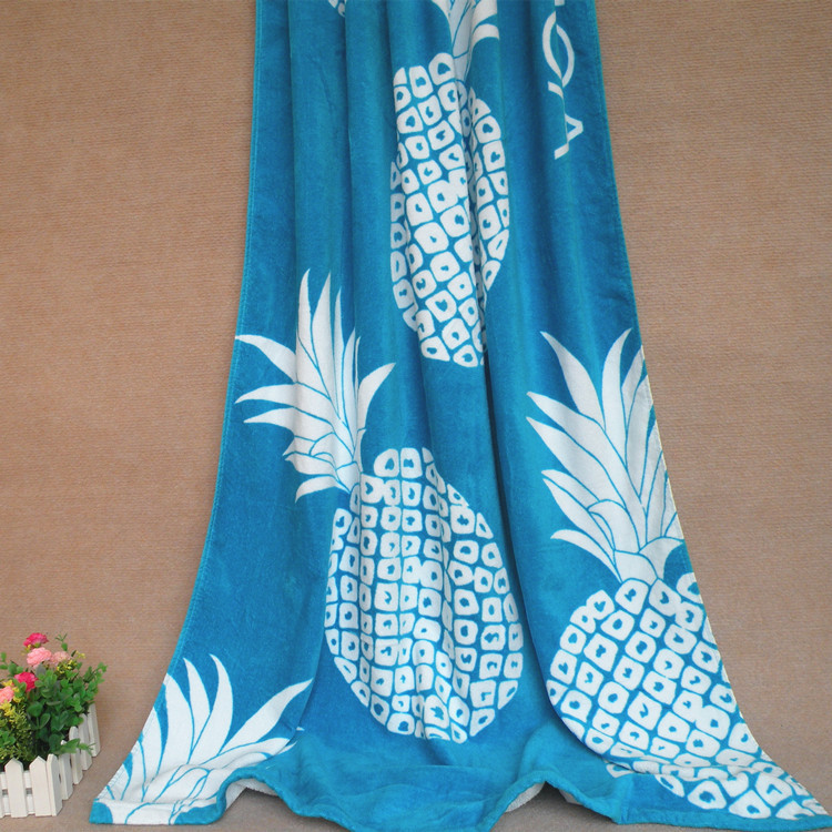 100% cotton printed penguion beach towel   70*140cm cartoon bath towel  stock 