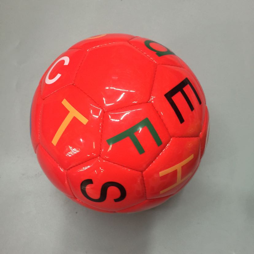 Manufacturer direct marketing 2 Numbers letters cartoon football foaming children's kindergarten patted football 