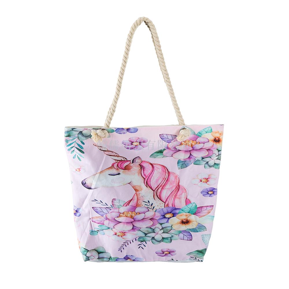 Manufacturer direct sales portable outdoor beach towel travel xian canvas tote bag