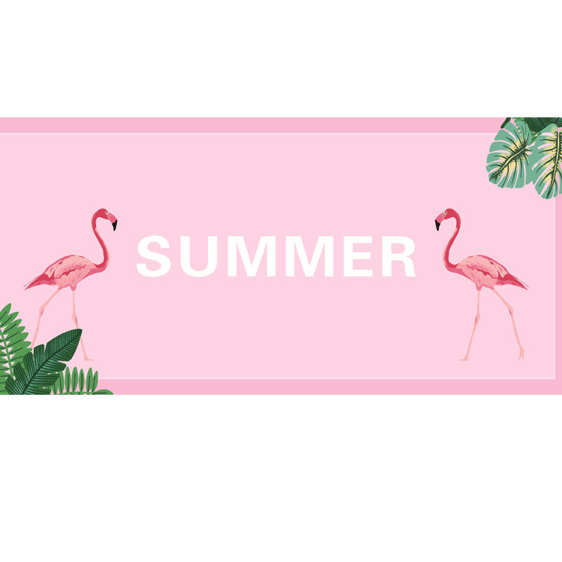 Cross-Border Foreign Trade Beach Towel Microfiber Sun Protection by the Sea Double-Sided Velvet Quick-Drying Sports Towel Printed Beach Bath Towel