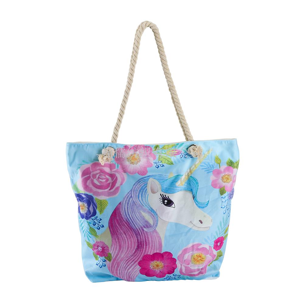 Manufacturer direct sales portable outdoor beach towel travel xian canvas tote bag