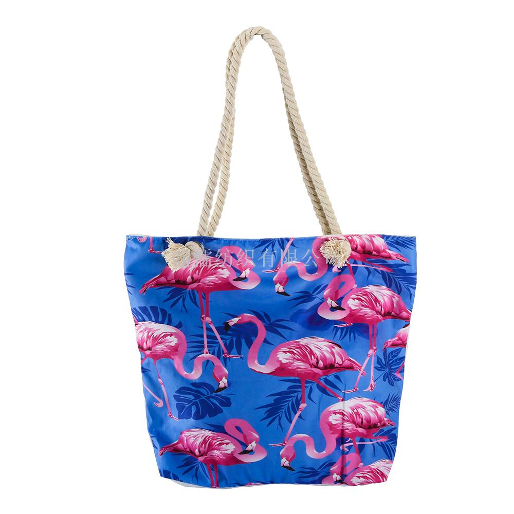 Manufacturer direct sales portable outdoor beach towel travel xian canvas tote bag