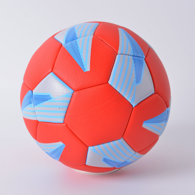 Factory Supply No. 5 Diamond Pattern PVC Machine-Sewing Soccer Football Uefa Crown Adult Custom Training Competition Wholesale