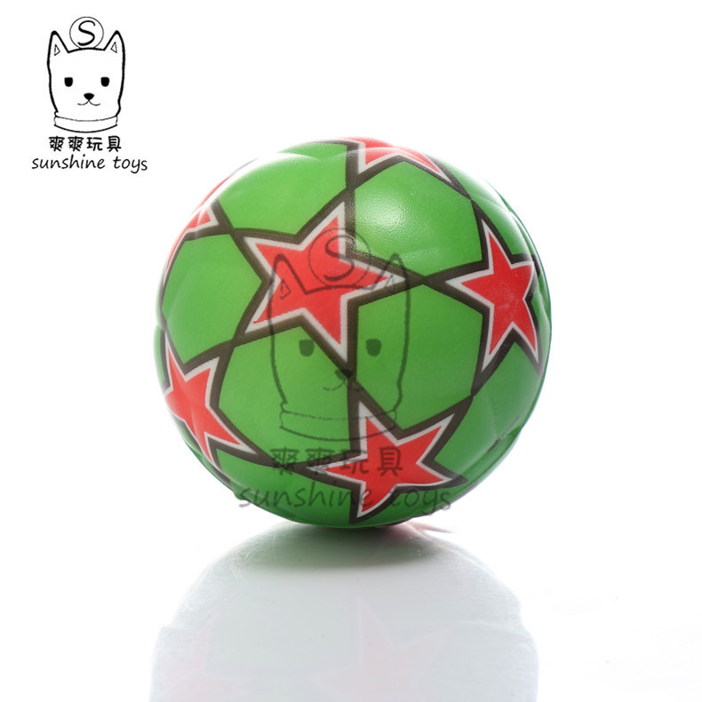 63mm Wujiao Football PU ball pressure Foam children's toy leather ball manufacturers wholesale PET supplies 63mm Wujiao Football PU ball pressure Foam children's toy leather ball manufacturers wholesale PET supplies