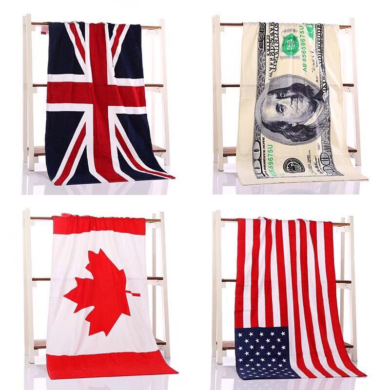 Ultra-fine fiber printed beach towel with spot pattern can be customized. Ultra-fine fiber printed beach towel with spot pattern can be customized.