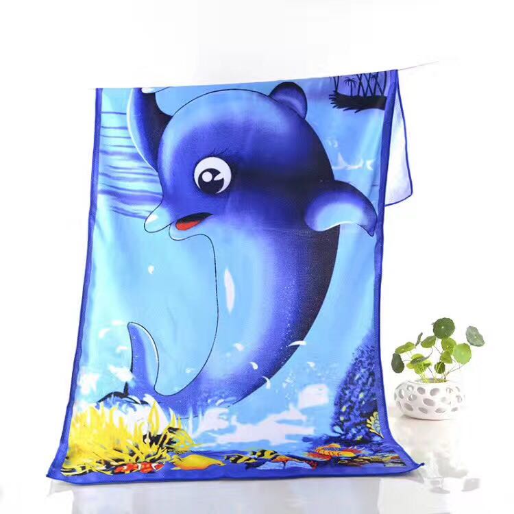 Ultra-fine fiber printed beach towel with spot pattern can be customized. Ultra-fine fiber printed beach towel with spot pattern can be customized.
