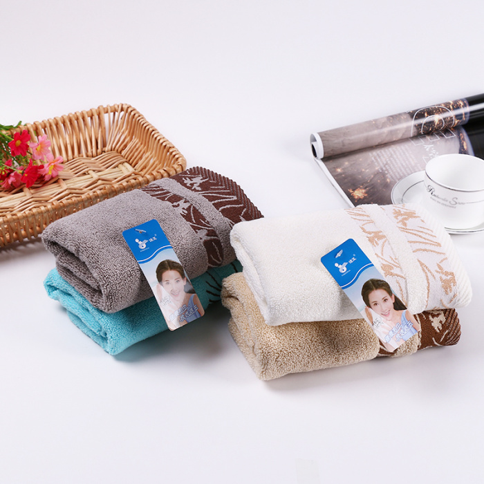 Hot sale 100% cotton face towel flowers and plants towel plain weave beach towel set Hot sale 100% cotton face towel flowers and plants towel plain weave beach towel set