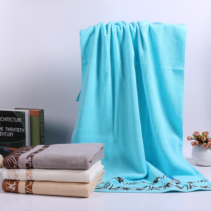 Hot sale 100% cotton face towel flowers and plants towel plain weave beach towel set Hot sale 100% cotton face towel flowers and plants towel plain weave beach towel set
