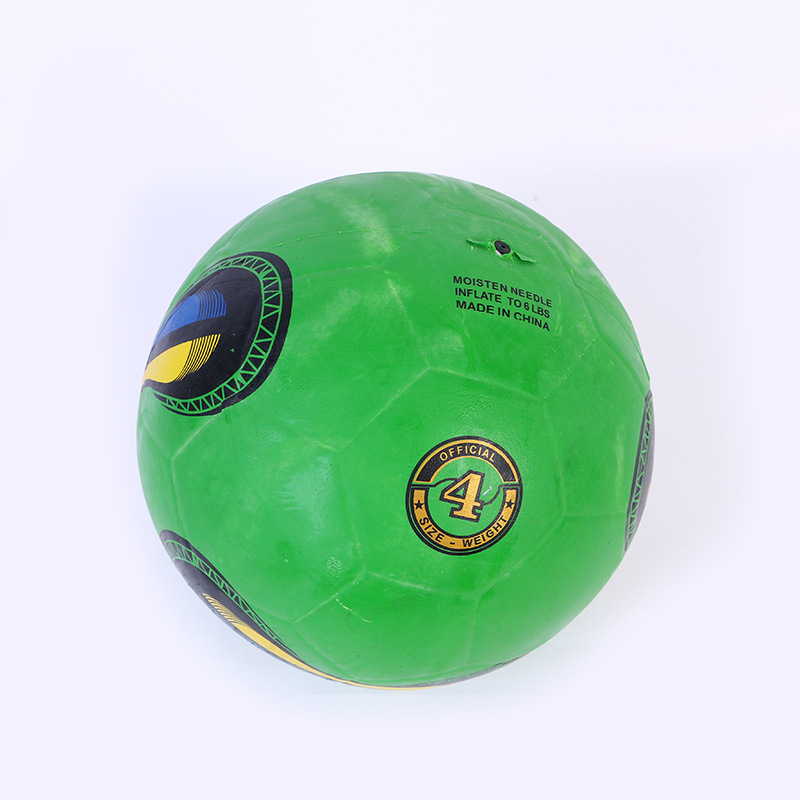 Children&#039;s inflatable toy ball no. 4 pellet football PVC material manufacturers direct sales