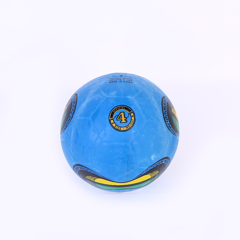 Children&#039;s inflatable toy ball no. 4 pellet football PVC material manufacturers direct sales