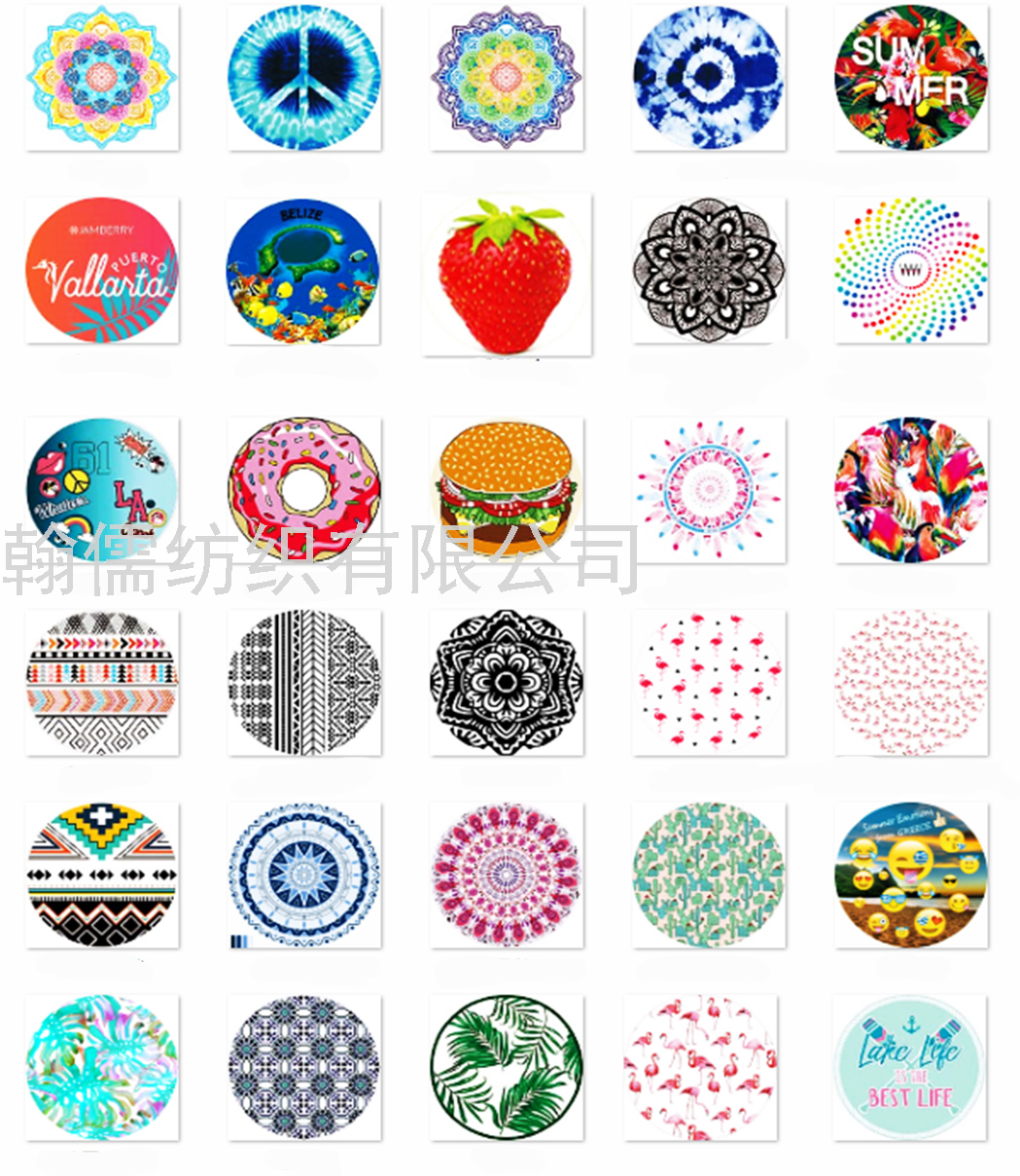 Graphic Customization Factory Direct Sales Amazon Online Store Hot Sale Picnic Mat round Beach Towel Yoga Mat in Stock Graphic Customization Factory Direct Sales Amazon Online Store Hot Sale Picnic Mat round Beach Towel Yoga Mat in Stock