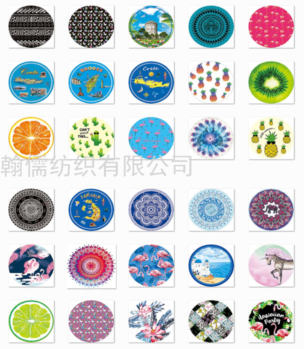 Graphic Customization Factory Direct Sales Amazon Online Store Hot Sale Picnic Mat round Beach Towel Yoga Mat in Stock Graphic Customization Factory Direct Sales Amazon Online Store Hot Sale Picnic Mat round Beach Towel Yoga Mat in Stock