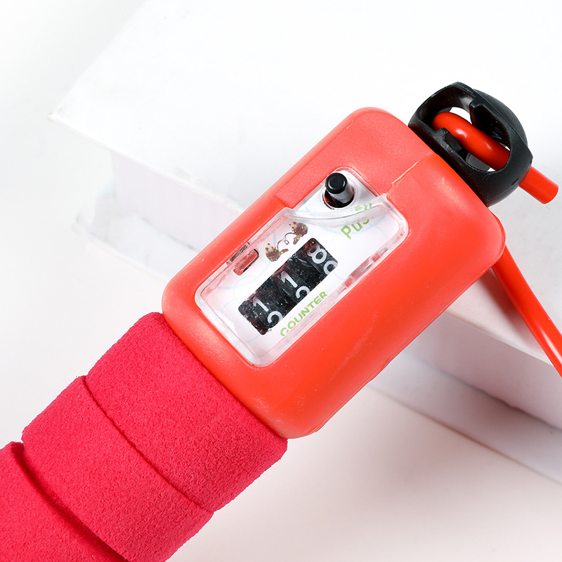 Professional Skipping Rope With Counter Adult Men And Women Fitness Adjustable Pattern Skipping Rope Student Senior High School Entrance Examination Professional Sports Training T