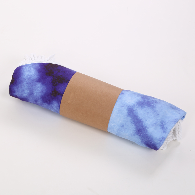 Holiday round beach mat beach towel outdoor shawl yoga mat.