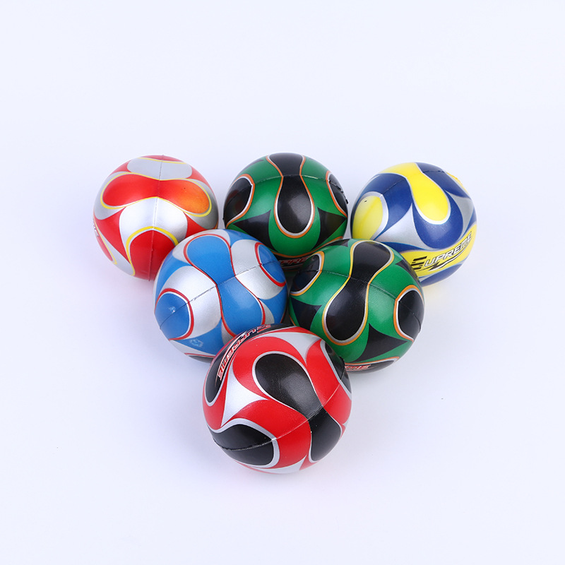 Manufacturers wholesale PU toy football PVC inflatable toy ball children&#039;s cartoon toy ball filled ball