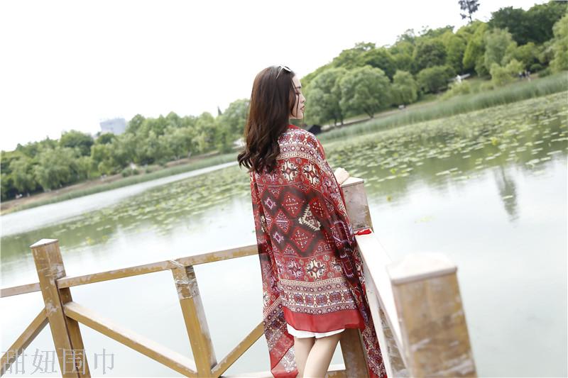 2017 new network hot style, beach towel beach towel beach, sun protection shawl.