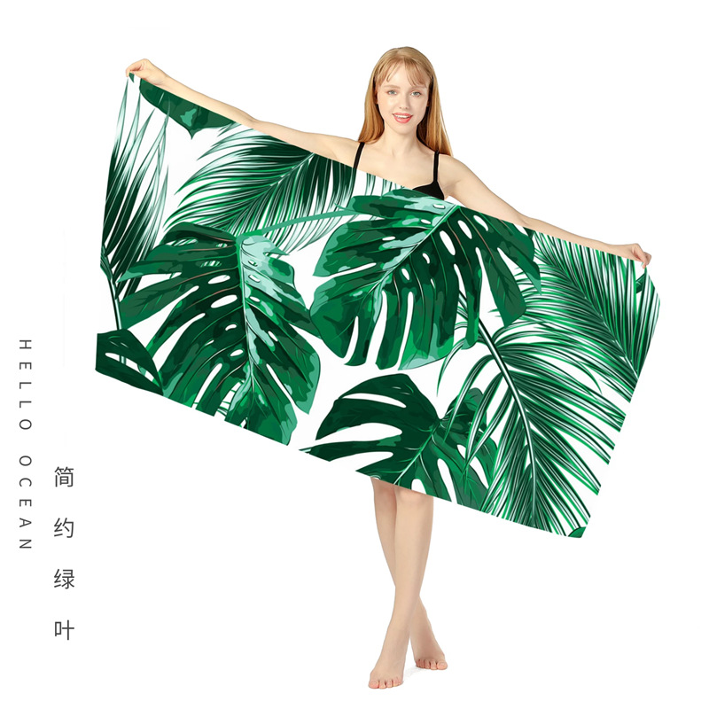 Amazon Hot Selling Double-Sided Velvet Quick-Drying Beach Towel Customizable Cross-Border Printing Microfiber Beach Swimming Towel Amazon Hot Selling Double-Sided Velvet Quick-Drying Beach Towel Customizable Cross-Border Printing Microfiber Beach Swimming Towel