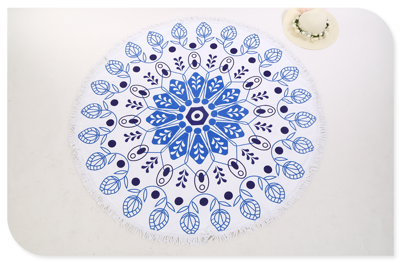 New round tassel beach towel beach shawl beach mat beach cushion. New round tassel beach towel beach shawl beach mat beach cushion.