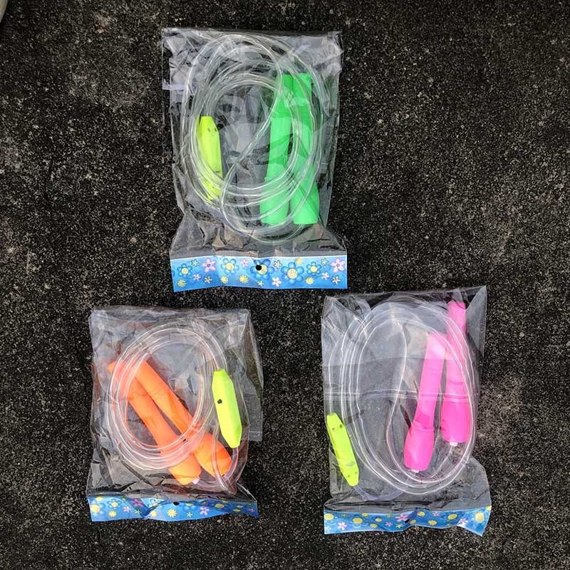 New Children's Jumping Rope Colorful Flash Skipping Rope Sports Health Fitness Night Market Stall Electronic LED Luminous Skipping Rope