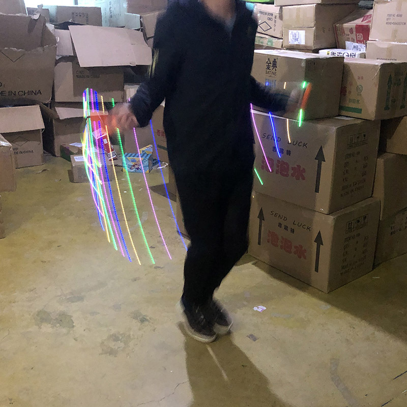 New Children's Jumping Rope Colorful Flash Skipping Rope Sports Health Fitness Night Market Stall Electronic LED Luminous Skipping Rope