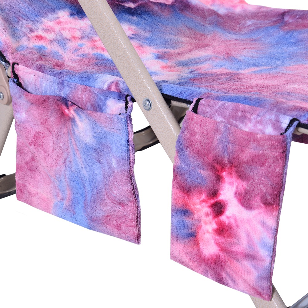 Exclusive for Cross-Border Tie-Dyed Microfiber Beach Towel Recliner Cover Beach Chair Towels Hot Sale Single Layer 600G Exclusive for Cross-Border Tie-Dyed Microfiber Beach Towel Recliner Cover Beach Chair Towels Hot Sale Single Layer 600G