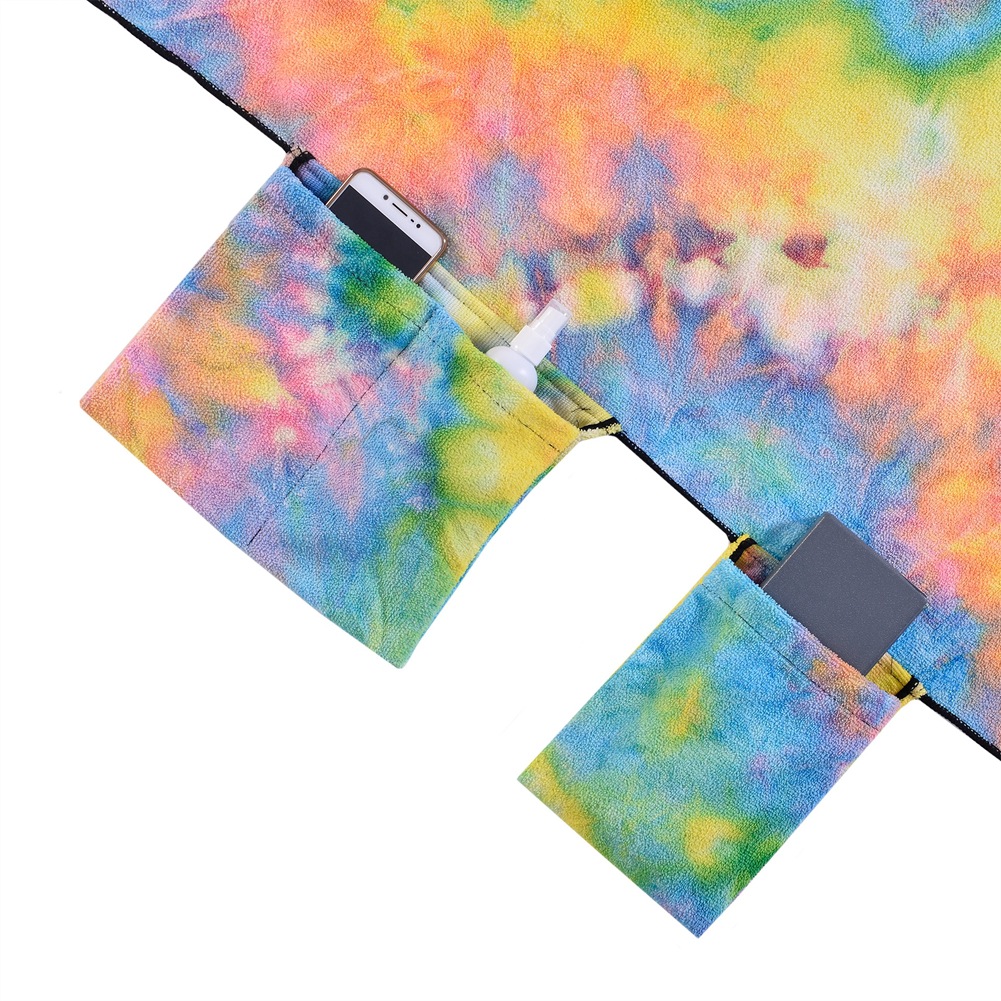 Exclusive for Cross-Border Tie-Dyed Microfiber Beach Towel Recliner Cover Beach Chair Towels Hot Sale Single Layer 600G Exclusive for Cross-Border Tie-Dyed Microfiber Beach Towel Recliner Cover Beach Chair Towels Hot Sale Single Layer 600G